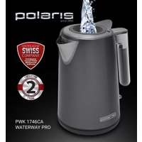 Электрический чайник Polaris PWK 1746CA Water Way Pro (серый)