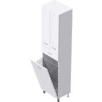  Onika Шкаф-пенал для ванной Модерн 46.17 R с корзиной (404602)