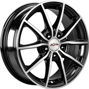 

Литые диски X'trike X-111 15x6.5" 5x114.3мм DIA 66.1мм ET 40мм BK/FP