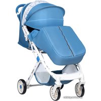 Коляска прогулочная «книга» Farfello Comfy Go CG-102 (голубой/яркий белый)