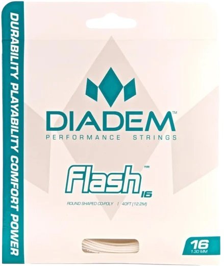 

Струна для теннисной ракетки Diadem Flash 16L S-SET-FLS-16L (12.2 м, белый)
