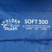 Спальный мешок GOLDEN SHARK Soft 300 (молния слева, синий)