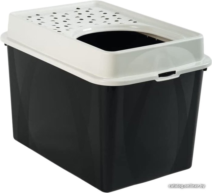 Туалет-домик Rotho Top Entry Berty Eco 4004608080 (черный)