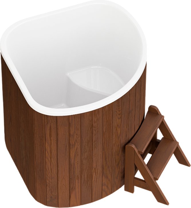 Купель PolarSpa Corner термососна 130 (темный)