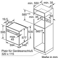 Электрический духовой шкаф Bosch Serie 8 HBG7341B1