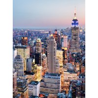 Фотообои ФабрикаФресок Вечерний Нью-Йорк. Вечерний Город 1122270 (200x270)