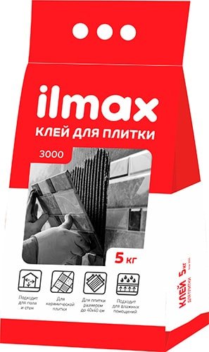 

Клей для плитки ilmax 3000 (5 кг)