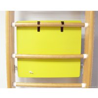 Детский спортивный комплекс Kampfer Helena Ceiling Busyboard (стандарт, натуральный/бизиборд желтый)