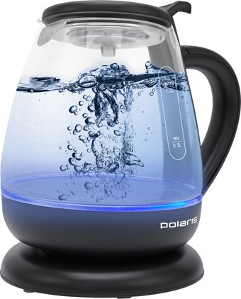Электрический чайник Polaris PWK 1077CGL Water Way Pro (черный)