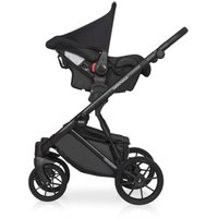 Универсальная коляска Riko Montana Ecco 3 в 1 (17, темно-бордовый)