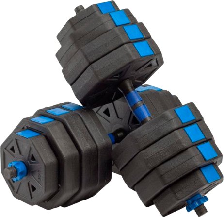 

Набор гантелей с грифом для штанги VictoryFit VF-DН400 2x20 кг
