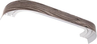 Карниз для штор Legrand Шервуд 5см с/п 3м 2р узкий 58146470 (серый)