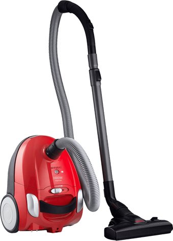 Пылесос Shivaki VCB 316 (с мешком, красный)