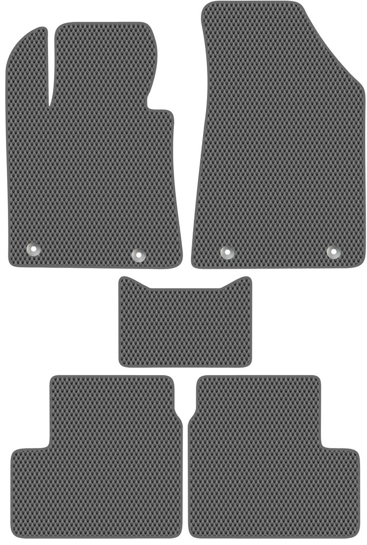 

Комплект ковриков для авто Alicosta Geely GS (suv) 2016 - Н.В. (серый, ромб)