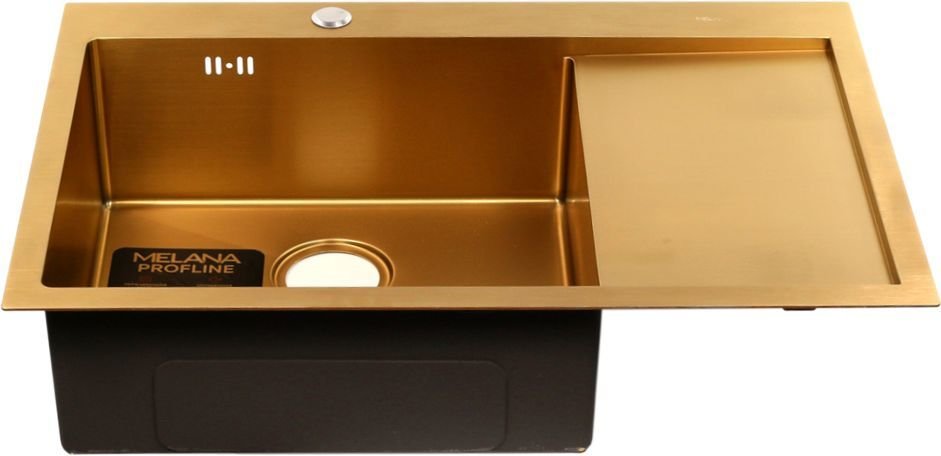 

Кухонная мойка Melana Profline D7851HG-L (глубина чаши 20 см, сталь 3 мм)