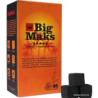 Уголь для кальяна BigMaks Кокосовый 22 мм 96 шт