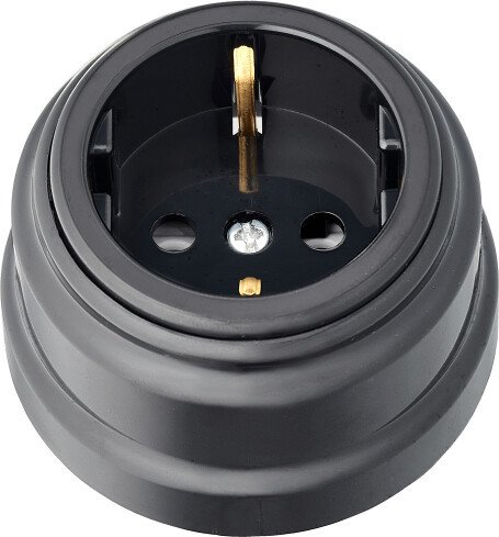 

Розетка Bylectrica РА16-0202 (черный)