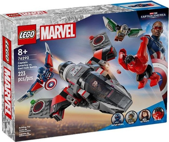 Конструктор LEGO Super Heroes Битва Капитана Америки против Красного Халка 76292