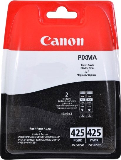 Картридж Canon PGI-425BK Twin Pack