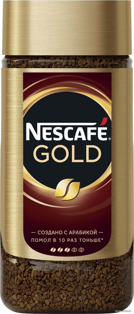 Кофе Nescafe Gold растворимый 190 г (банка)