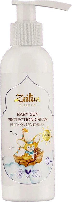 

Крем солнцезащитный Zeitun Детский SPF 50 (150 мл)