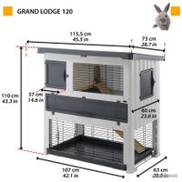 Клетка Ferplast Grand Lodge Plus 120 57087800