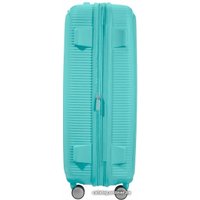 Чемодан-спиннер American Tourister SoundBox Poolside Blue 77 см