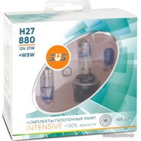 Галогенная лампа SVS H27/880 27W+W5W Intensive+130% Ver.2.0 2+2шт