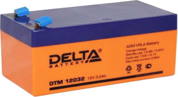 

Аккумулятор для ИБП Delta DTM 12032 (12В/3.2 А·ч)