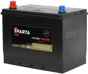 Sparta EFB Asia 6СТ-75 Рус 710A (75 А·ч)