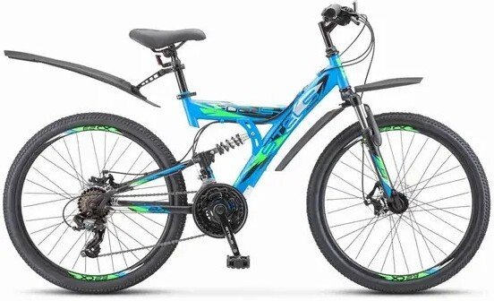 Велосипед Stels Focus MD 18-sp 24 V010 2025 (синий/черный)