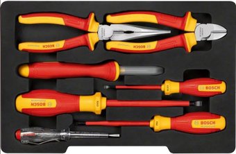Электромонтажный набор Bosch 1600A02NG3 (7 предметов)