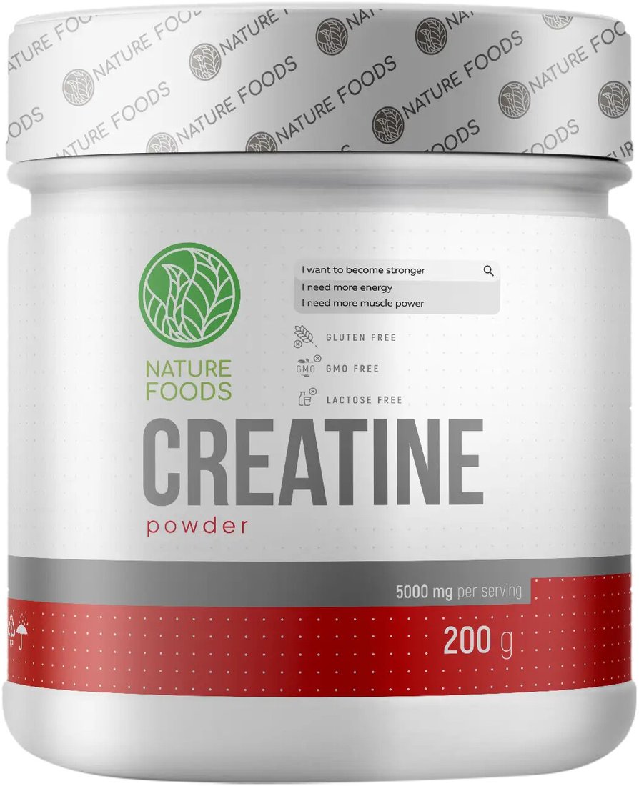 Моногидрат креатина Nature Foods Creatine Powder (200 г)