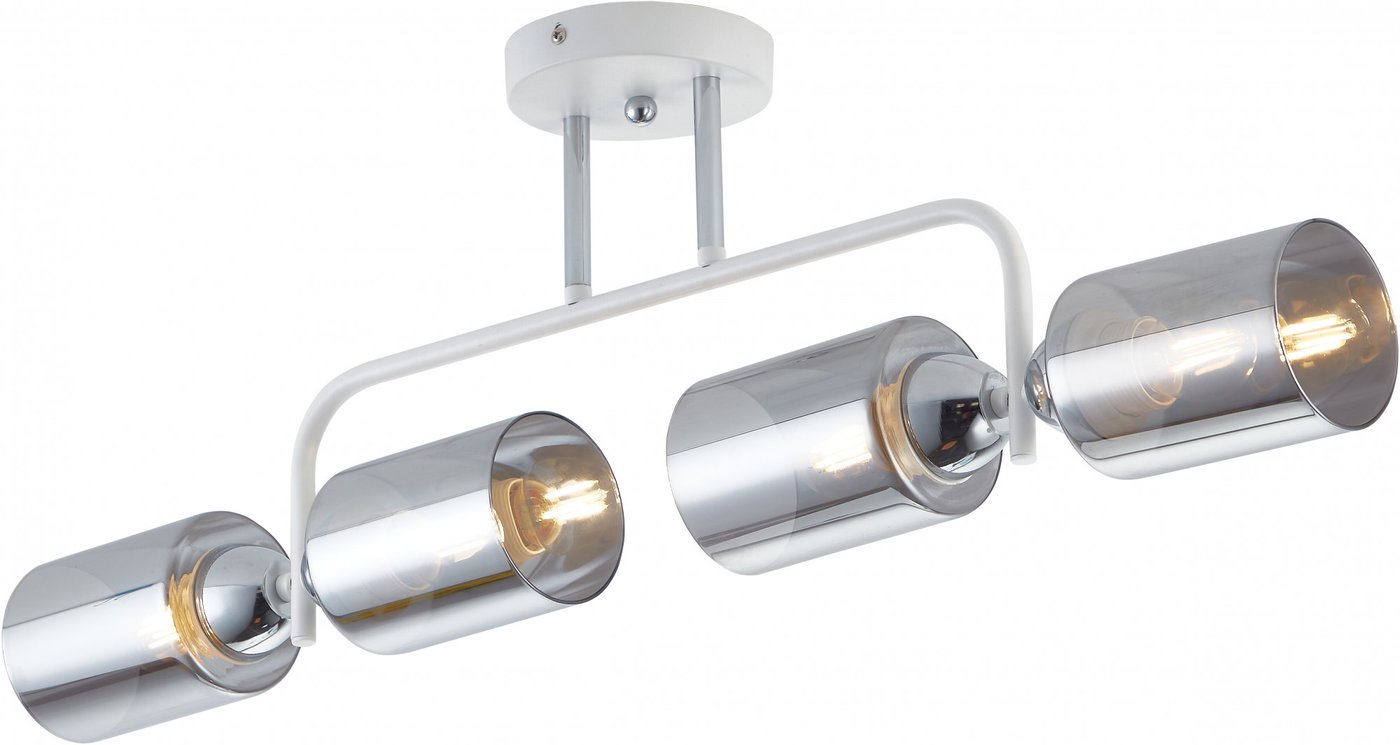 

Припотолочная люстра Mirastyle MD-8140/4 WH+CR