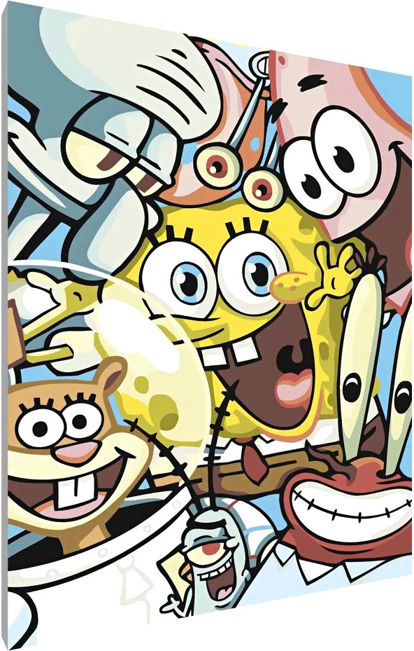 

Картина по номерам PaintLine Губка Боб