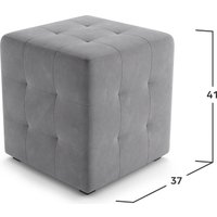 Пуфик Mio Tesoro 135 (серый Ultra Grey)