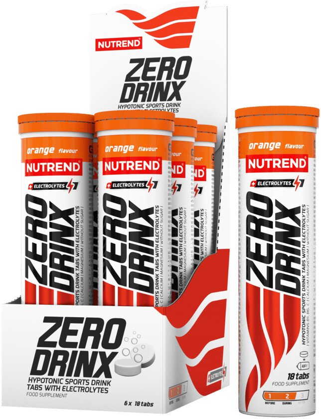 Изотоник Nutrend Zerodrinx (18 капсул, апельсин)
