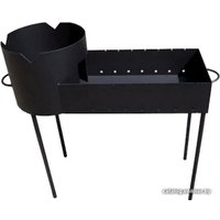 Разборный мангал Chugun Invest 3в1 90x35x80см (8л, со съемными ножками)