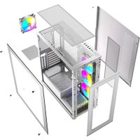 Корпус Gembird Fornax X450 Max ARGB CCC-FC-X450MAX-W