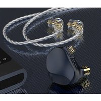 Наушники TRN VX Pro USB Type-C (темно-синий, с микрофоном)