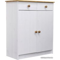 Комод Диприз Ром 2 двери 2 ящика Д 1349.1 (белый воск/антик)