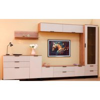 Полка MLK Тоскана (900) с гор.дв. (Дуб табачный/Бисквит)