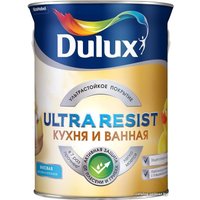 Краска Dulux Ultra Resist Для кухни и ванной BW 5 л (белый матовый)