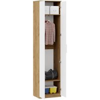 Шкаф распашной Трия Хилтон для одежды исп.2 (дуб крафт золотой/белый матовый) в Гомеле