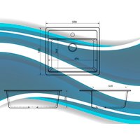 Кухонная мойка Berge BR-5750 (черный матовый)