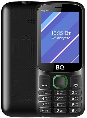 

Телефон BQ BQ-2820 Step XL+ (черный/зеленый)