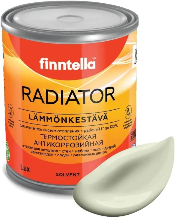 

Краска Finntella Radiator Lootus F-19-1-1-FL122 0.9 л (пастельно зеленовато-желт)