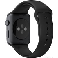 Умные часы Apple Watch Sport 42mm Space Gray with Black Sport Band (MJ3T2)