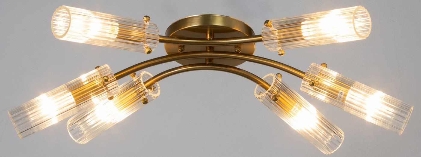 

Подвесная люстра BayerLux Рико 10777414 (бронза)