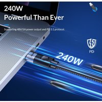 Кабель Orico CC240-40 USB Type-C - USB Type-C (1 м, черный) в Бобруйске